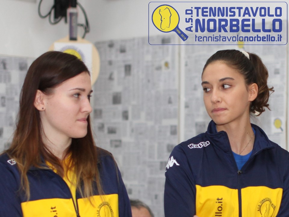 Tennistavolo Norbello: risultati che stanno stretti, specie in A1 femminile e maschile